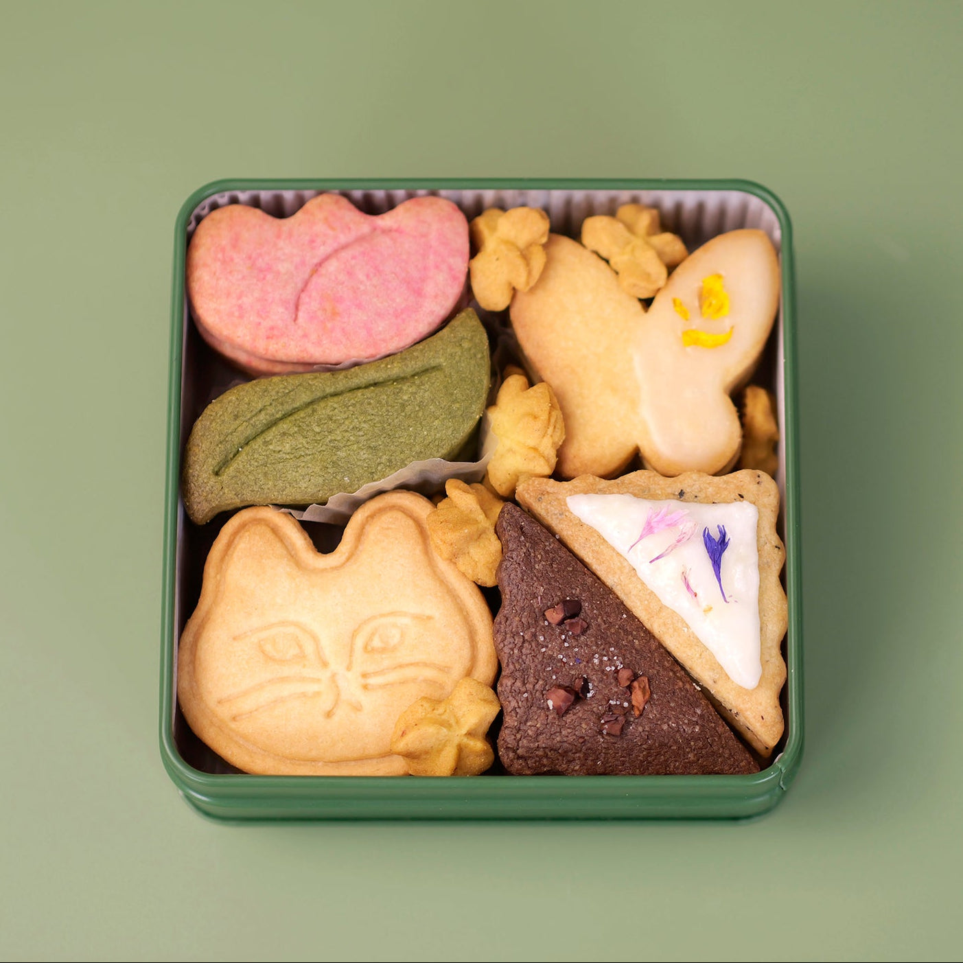 ひみつの庭クッキー缶