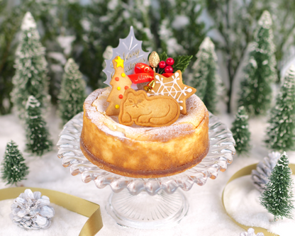【冷凍配送】季節限定gajumaruのクリスマスケーキ〈ベイクドチーズケーキ12cm〉
