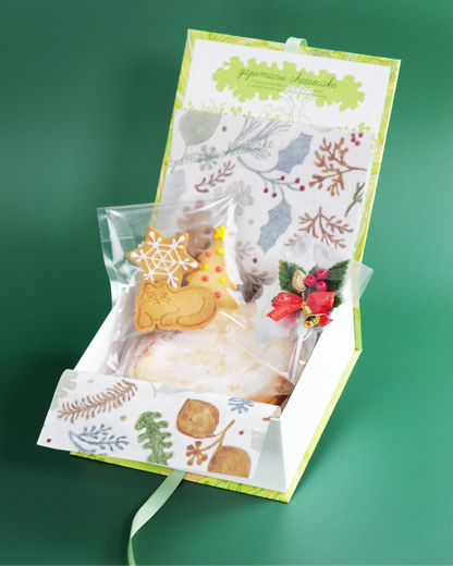 【冷凍配送】季節限定gajumaruのクリスマスケーキ〈ベイクドチーズケーキ12cm〉